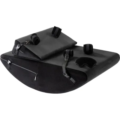 Liberator Scoop Wedge Combo Valkryie Edition Velvish Microloop With Microfiber Cuff Kit Black