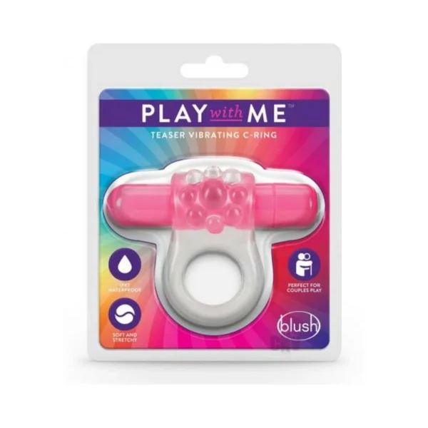 Play With Me Teaser Vibrating C-ring Pink