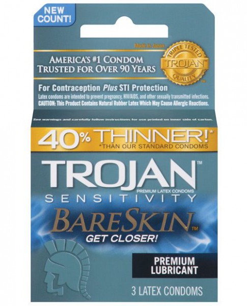 Trojan Bareskin - Box of 3