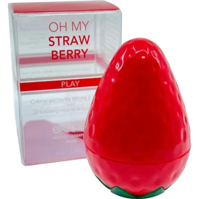 Oh My Strawberry Nipple Arousal Cream by Exsens 28 fl oz
