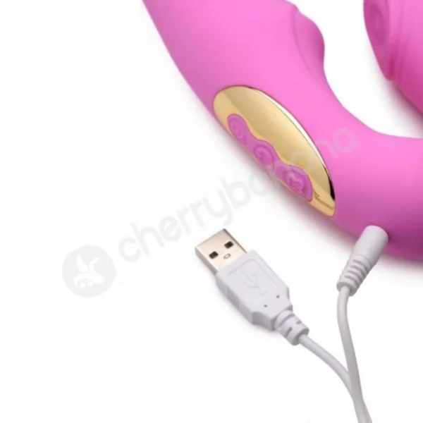 Strap U Pink 15x U-pulse Pulse & Vibe Strapless Strap-on W/ Remote