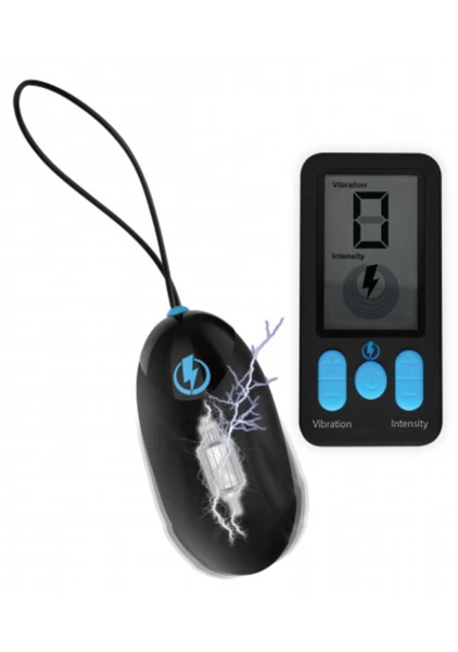 E-Stim Pro Silicone Vibrating Egg with Remote Control — image 4 of 6