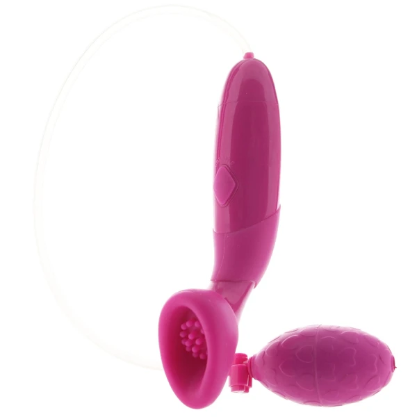 Waterproof Silicone Clitoral Pump by CalExotics - Pink