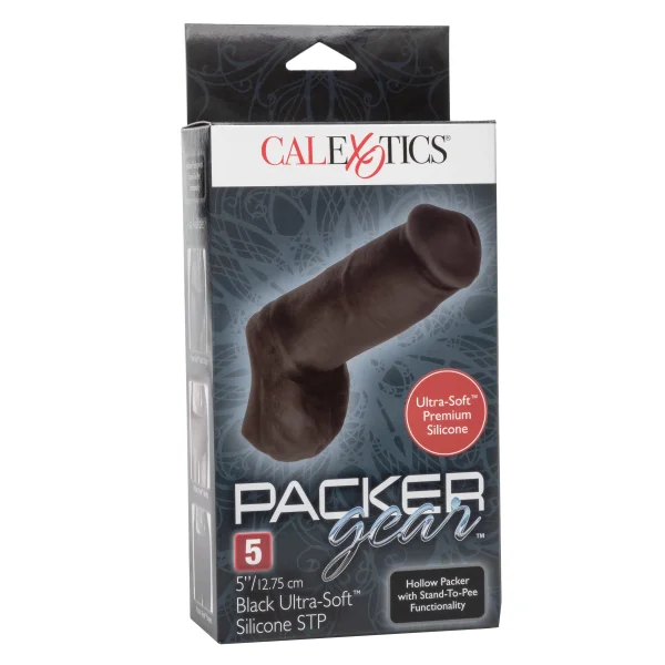 Packer Gear 5"-12.75 Cm Ultra-Soft Silicone Stp - Black