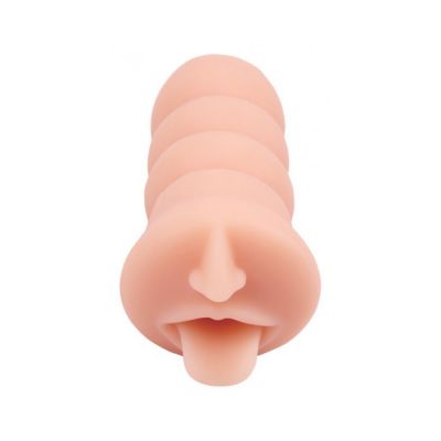 Skinsations Cum Guzzler Mouth Tongue Stroker Beige