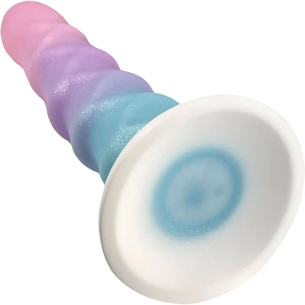 Cotton Candy Sweet Tooth 7" Silicone Suction Cup Dildo