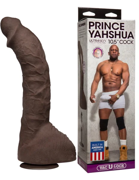 Vac-U-Lock Prince Yahshua 10.5 Inch Ultraskyn Cock