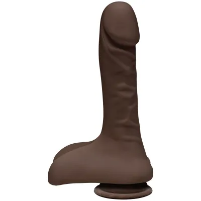 The D Super D 9 Inch With Balls Chocolate
