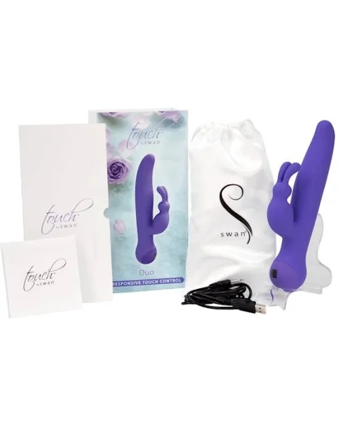Swan Touch Duo Vibrator - 9 Inch