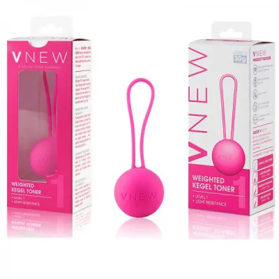 Vnew Weighted Kegel Toner Level 1 Light Resistance Pink