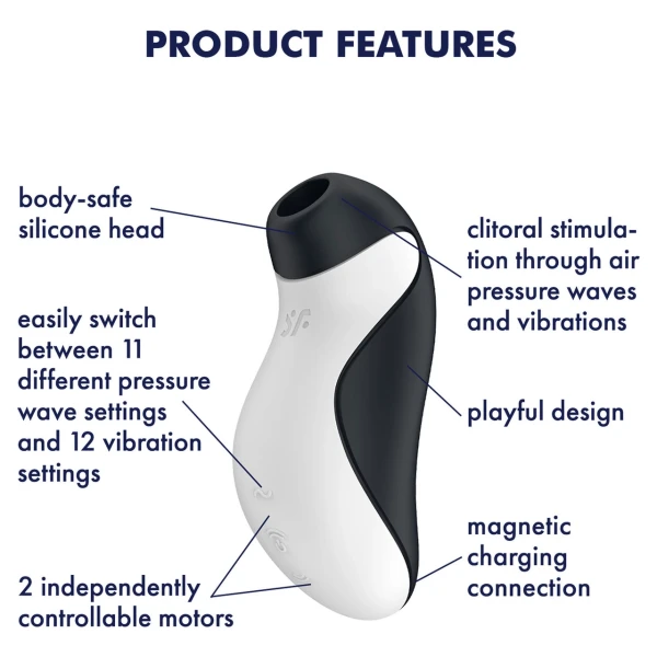 Satisfyer Orca Air Pulse Stimulator Vibe