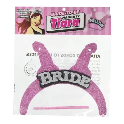 Naughty Bridal Tiara Pink