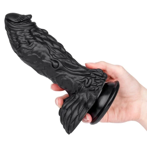 The Godfeather Monster Feathered Dildo – 7.5 Inch
