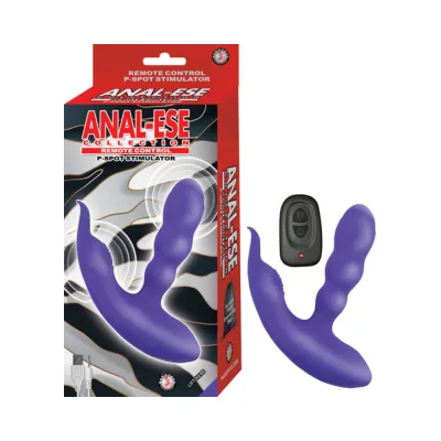 Anal Ese Remote Control P Spot Stimulator Purple