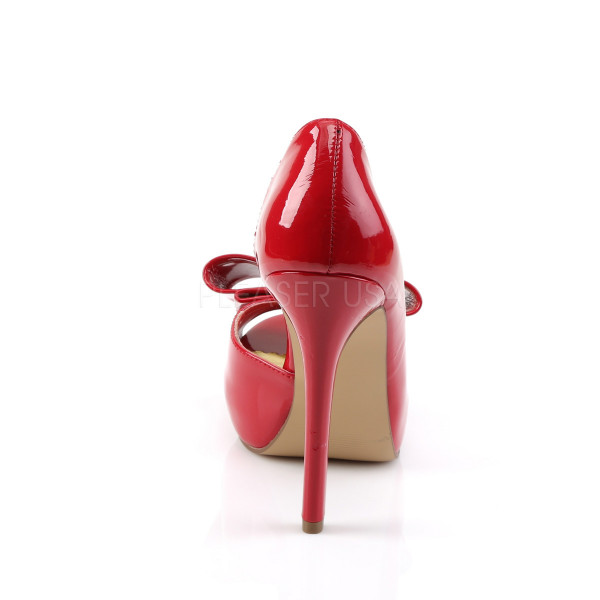 4 3/4 inches Heel, 1 inches PF Peep Toe d\'Orsay Pump w/Bow — image 4 of 8