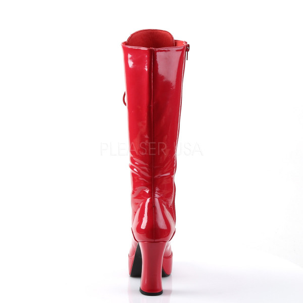 EXOTICA-2020 - 4" Heel Platform Lace Up Boot, Chunky Heel — image 8 of 16