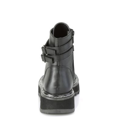 1 1 4 inches PF Lace Up Ankle Boot Side Zip