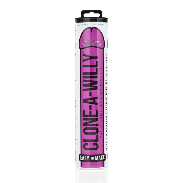DIY 'Clone-a-Willy' Vibrator Mold Kit in Neon Purple