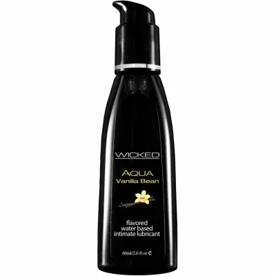 Wicked Aqua Vanilla Bean Water Based Personal Lubricant 2 fl oz
