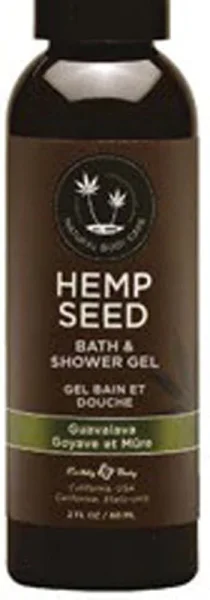 Hemp Seed Bath and Shower Gel - Guavalava 2 Fl. Oz- 60ml