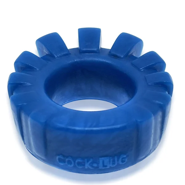 COCK-LUG Lugged Cockring Marine Blue