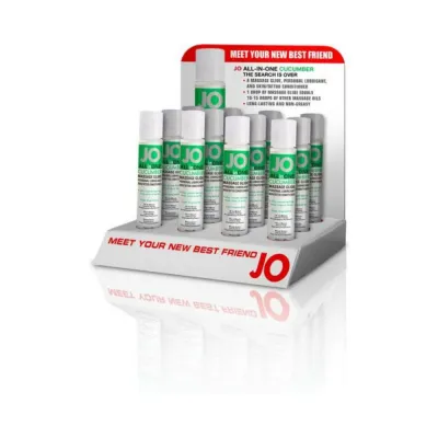 All In One Massage Glide Cucumber 1oz 12 Count Display