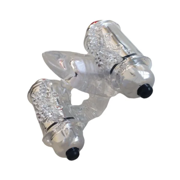 Wet Dreams Double Down Dual Motor Cock Ring With Power Bullet  And Stimulator Tongue With Motor — image 5 of 6