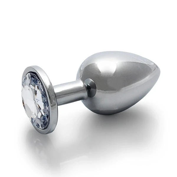Ouch! Large Gem Metal Anal Plug
