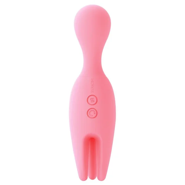 Svakom Nymph 6.1" Silicone Vibrator with Moving Fingers
