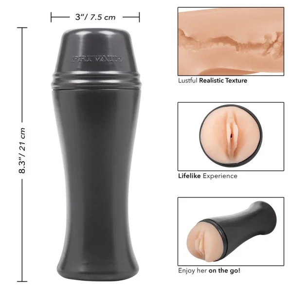 Private Naughty Lolita Vacuum Cup To Go Penis Masturbator By CalExotics