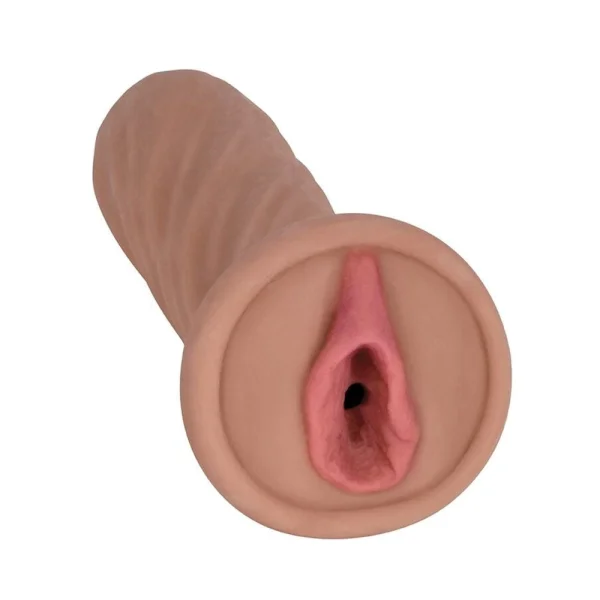 Mistress Bioskin Vibrating Stroker With Pubic Bone 1 Speed Bullet Brianna Latte — image 5 of 9