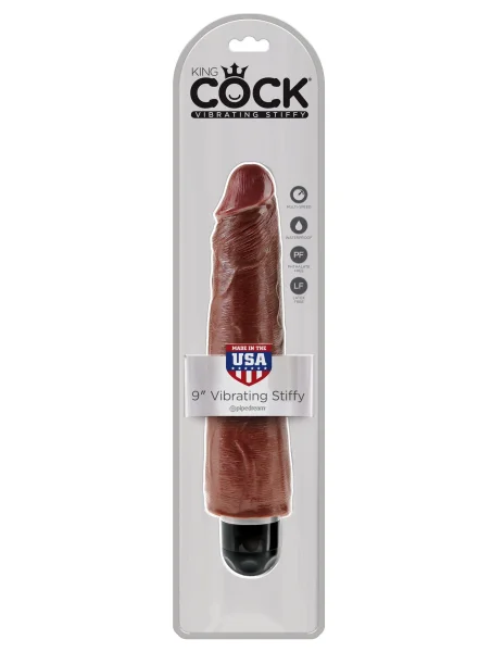 King Cock 9 in. Vibrating Stiffy
