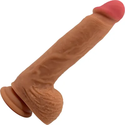 Finubar Small 6 5 Realistic Dual Density Silicone Dildo With Suction Cup Balls By Pleasure Engine