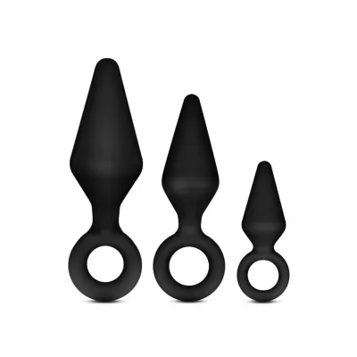 Anal Adventures Platinum Silicone Loop Plug Kit