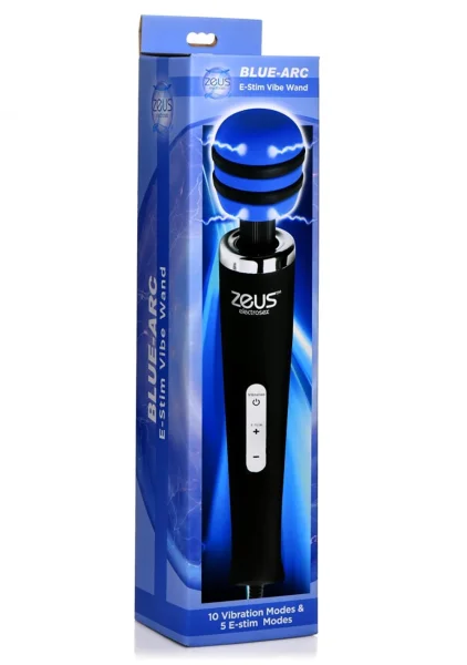 Zeus Blue Arc Plug In E-Stim Vibrating Wand