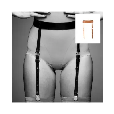 Bijoux Indiscrets Maze Suspender Belt Brown