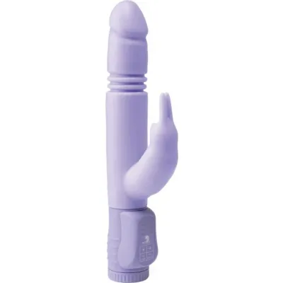 Bouncin Bunny Thrusting Vibrator Purple