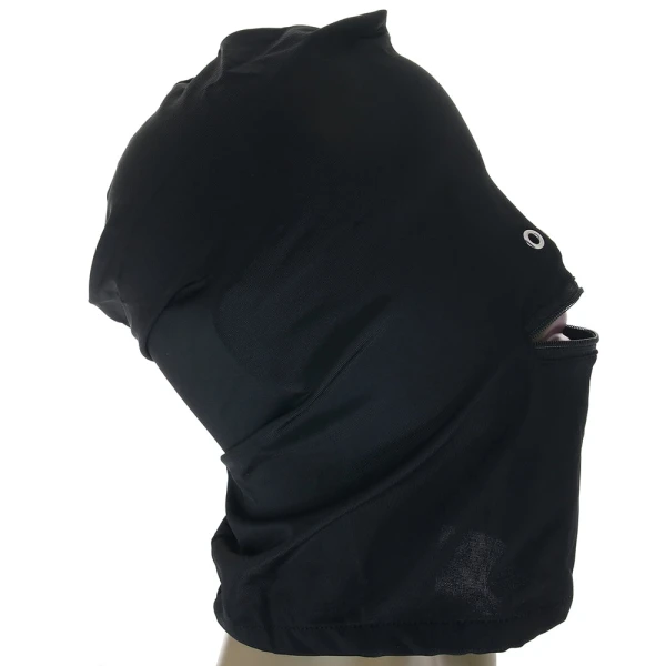 Fetish & Fashion Zippered Mouth Hood By NS Novelties - Black