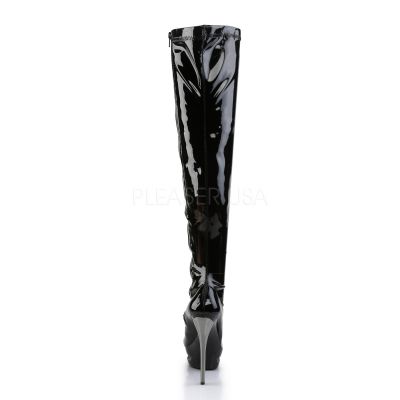 BLONDIE 3000 6 Stiletto Heel 1 1 2 Dual PF Lace Up Thigh Boot