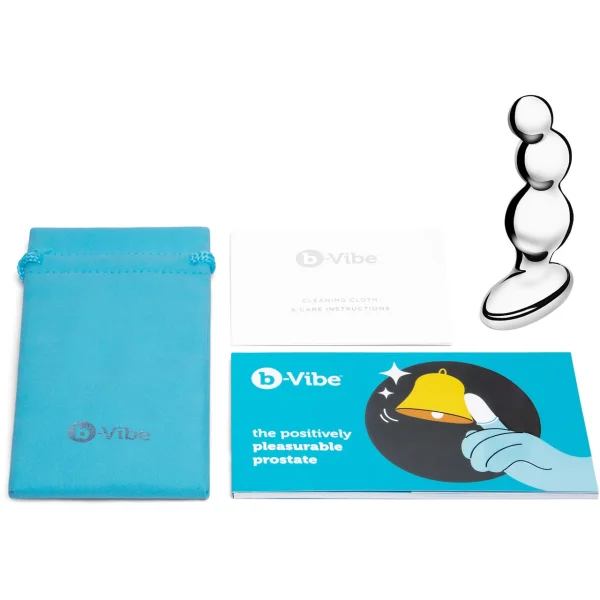 B-Vibe Stainless Steel Anal Beads