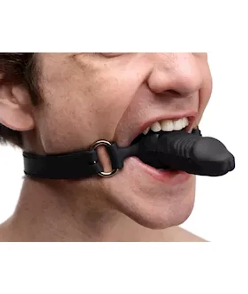 Suppressor Silicone Face Banger Gag - Black — image 2 of 2
