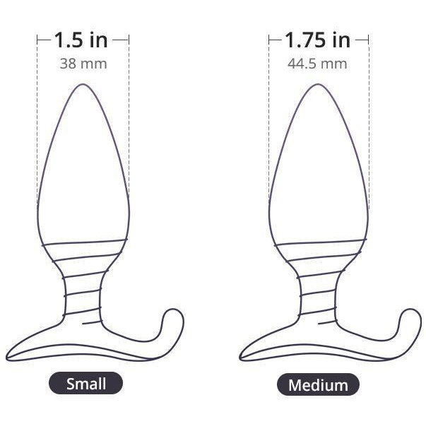 Lovense Hush App Controlled Vibrating Butt Plug 3.5 Inch