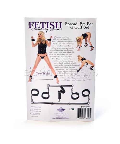 Fetish Fantasy Spread Em Bar and Cuff Set