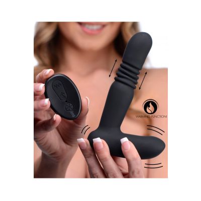 Under Control 5 Thrusting Silicone Butt Plug with Remote