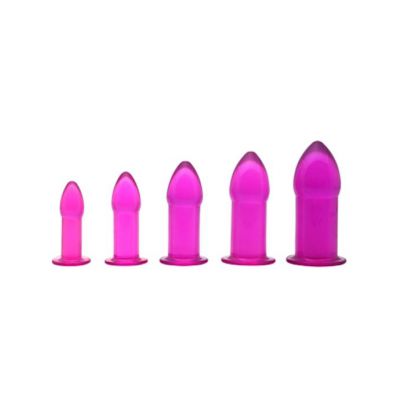 5 Piece Anal Trainer Set Purple Purple 4 25 Inch