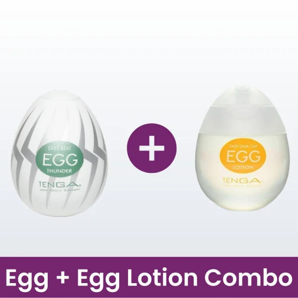 Tenga Egg 'Thunder' Penis Masturbator