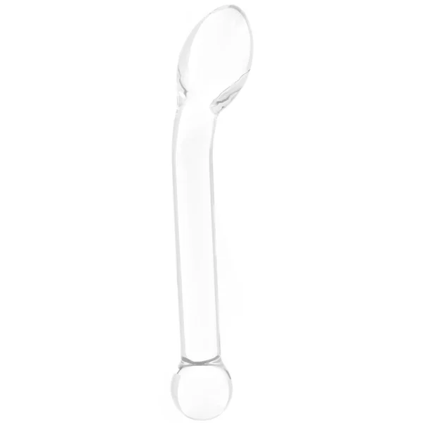 Gläs Slimline G-Spot Glass Dildo  - Clear