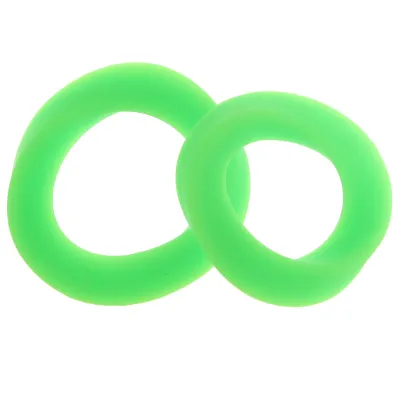 Ouch Glow In The Dark Silicone Cock Ring Set