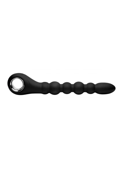 Dark Scepter 10x Vibrating Silcone Anal Beads