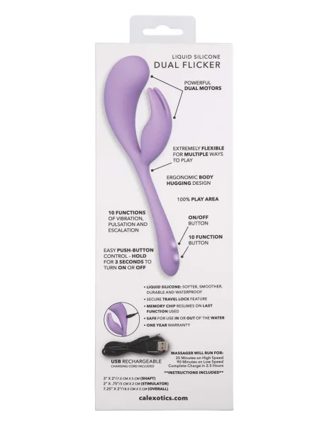 Elle Liquid Silicone Dual Flicker